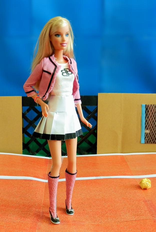 Origami tennis skirt