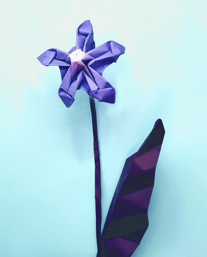 Origami Mandragora bloem