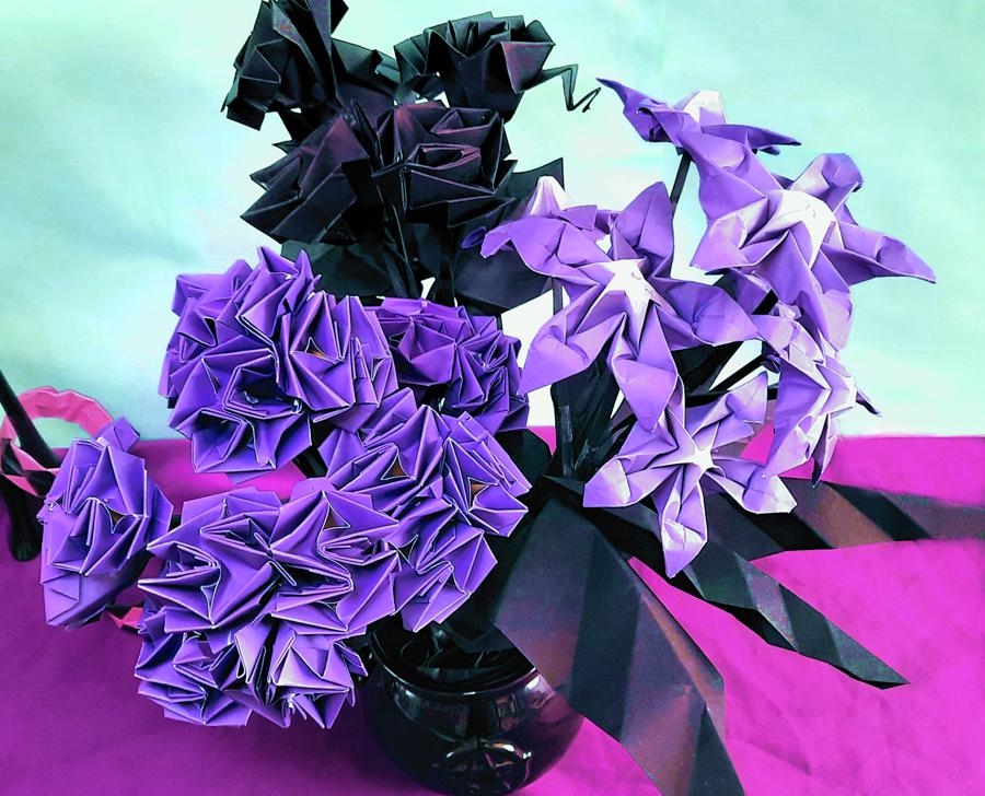 Origami Heksenbloemen