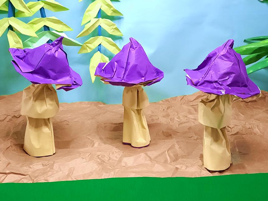 Origami Heksen Paddenstoelen