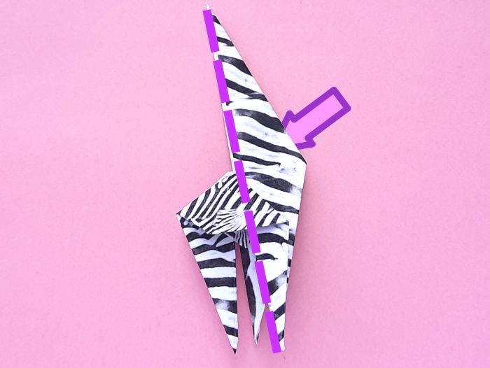 Origami Zebra Vouwen