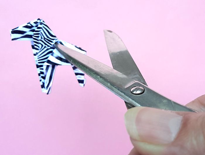 Zebra sleutelhanger maken