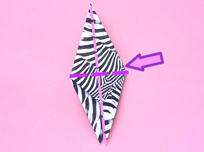 Origami Zebra Vouwen