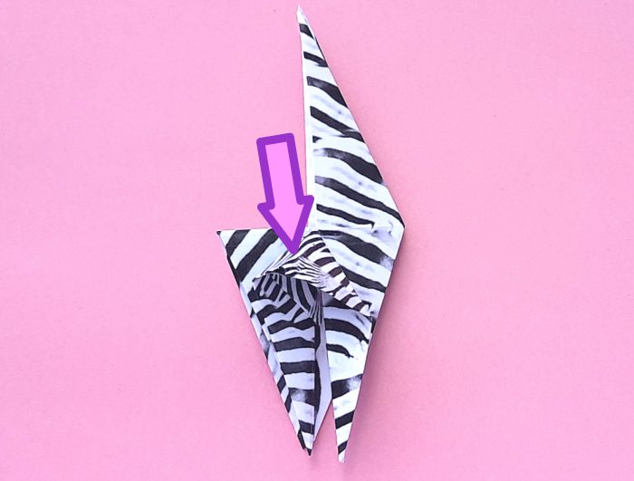 Origami Zebra Vouwen