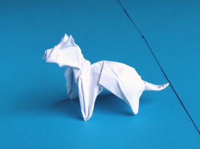 origami hond