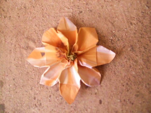 Origami flower