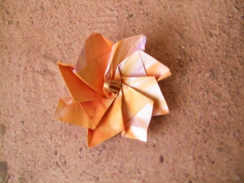 Origami flower