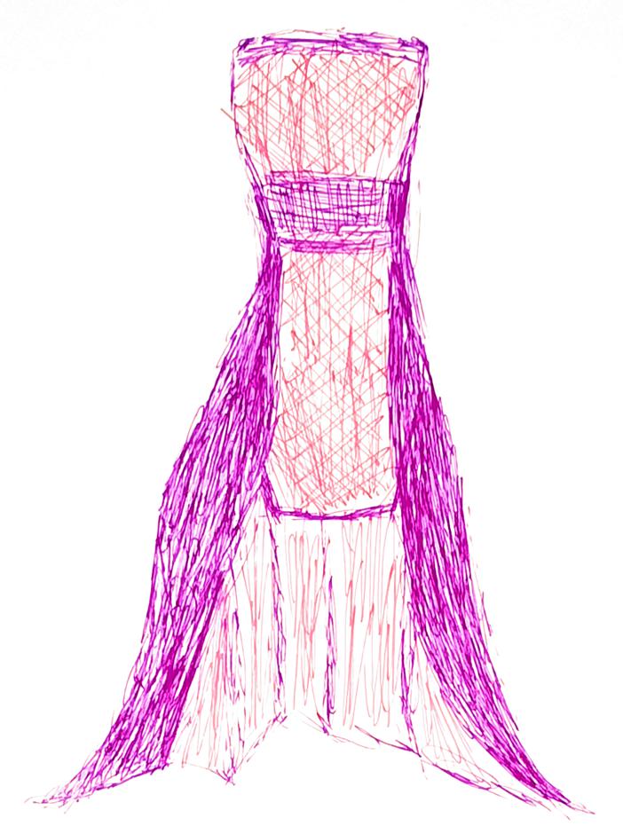 Party Dress sketch