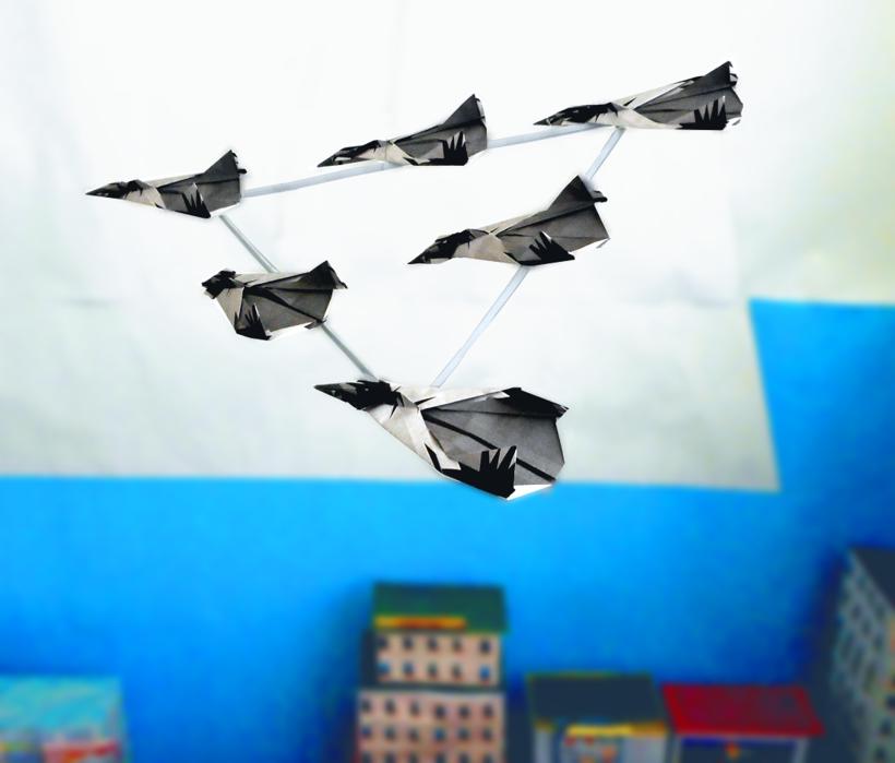 Origami straaljagers