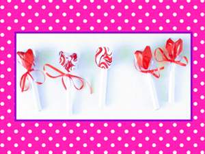 Origami Lollipops card