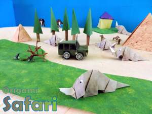 Origami Safari Card