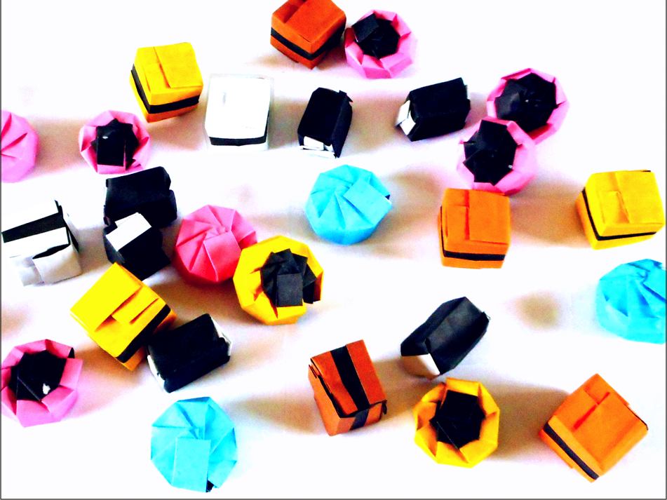 Origami English candy