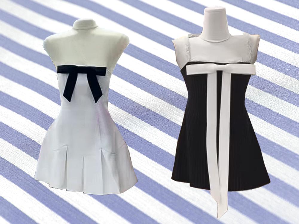 Sailor dresses with bow
