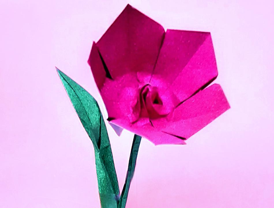 Origami Bloem