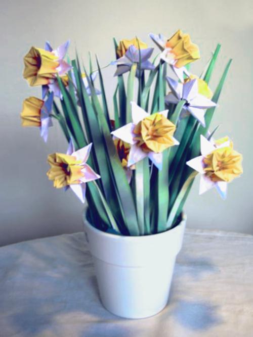 Origami Narcissen