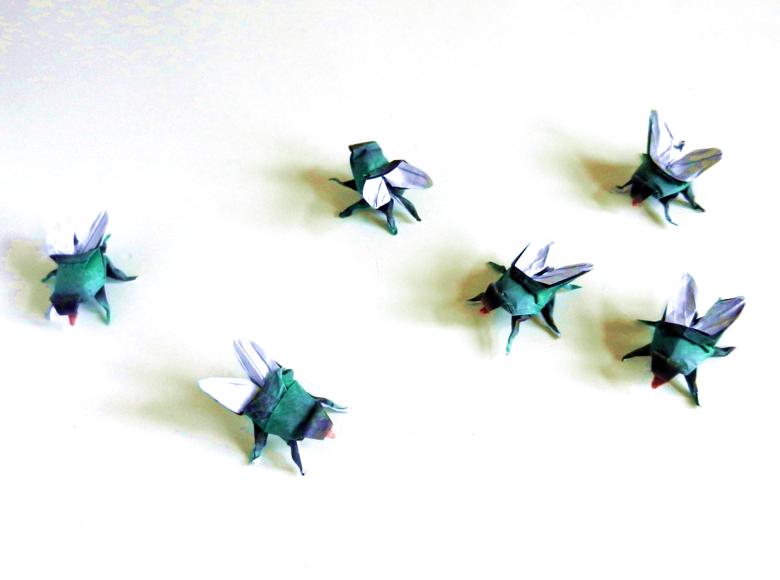 Origami vliegen