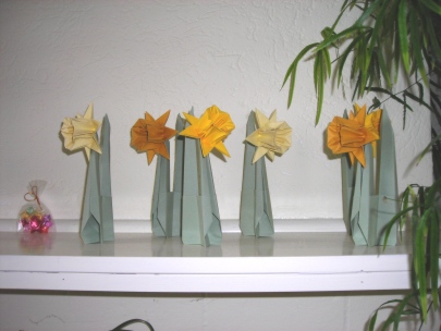 Origami Narcissen