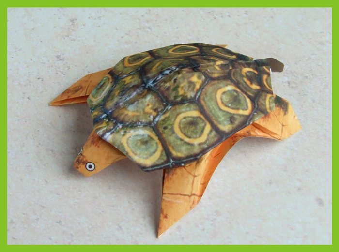origami schildpad