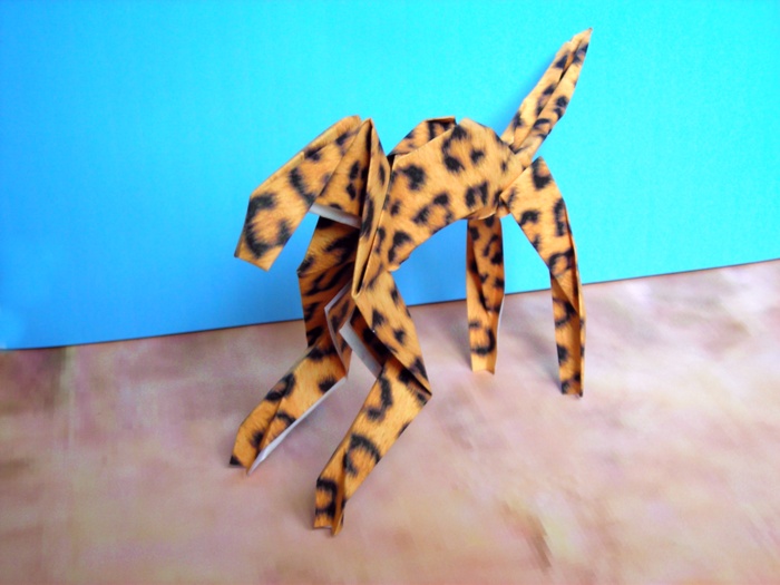 origami cheetah
