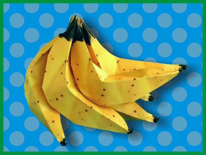 Origami bananen