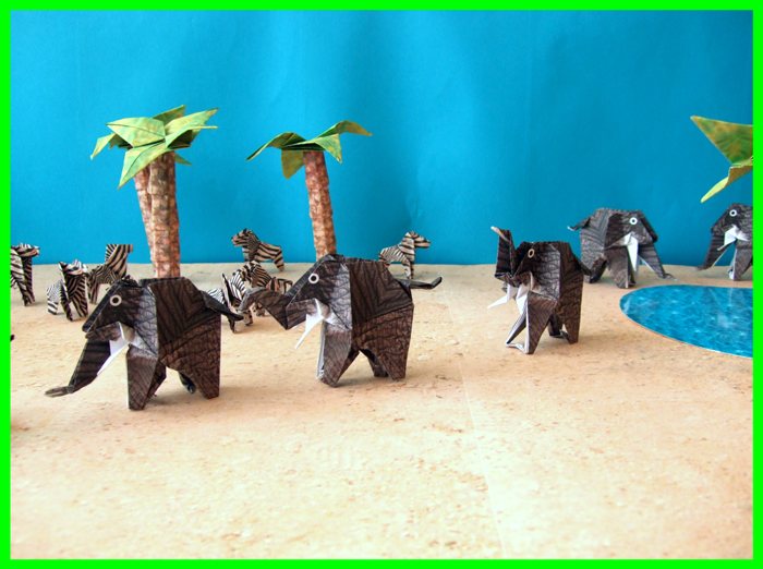Origami Olifanten
