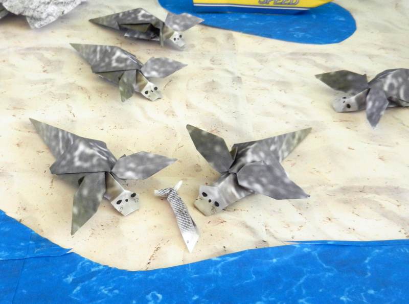 Origami zeehonden