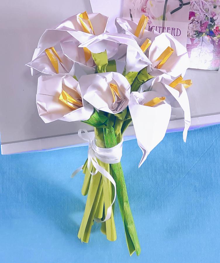 Origami Calla Lelies