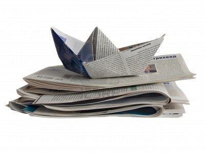 origami newspaper boat