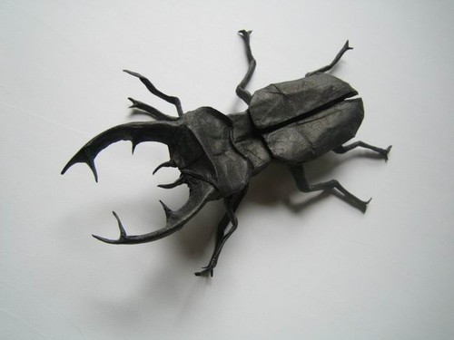 advanced origami bug by Robert Lang