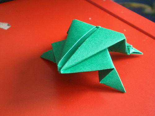 origami frog