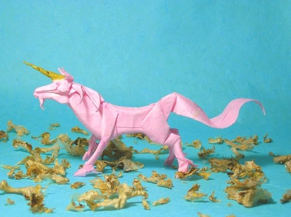 origami unicorn by Satoshi Kamiya