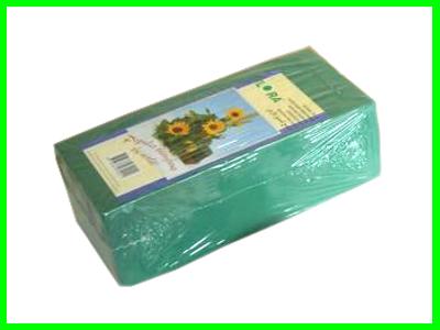 green floral foam block