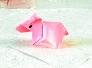 Origami biggetje