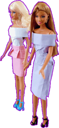 Walking fashion dolls