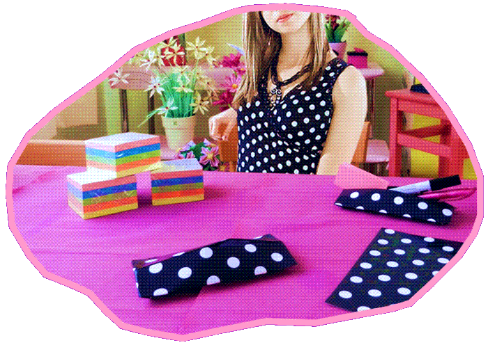 Polka Dot Pencil Cases