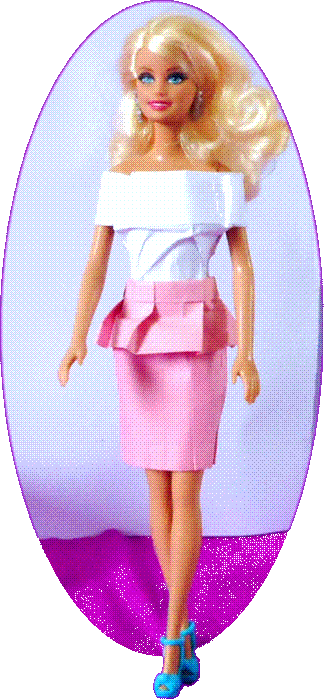 Doll in an Office Outfit