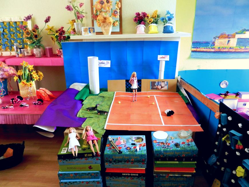 Miniature Tennis Court