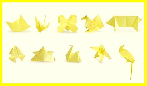 sticky note origami