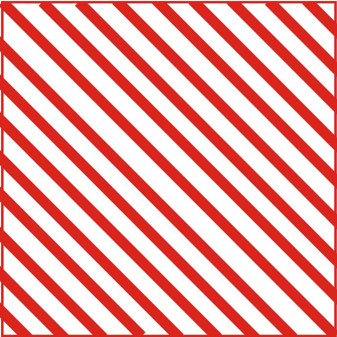 Striped paper for folding a Candy Cane