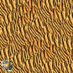 patterned paper for folding an origami tiger