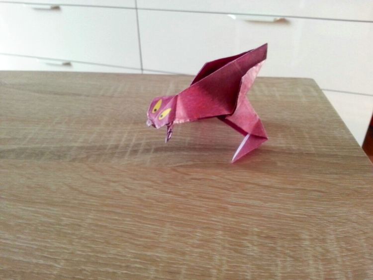 Origami monstertje