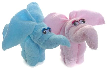 Washcloth Elephants