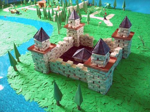 origami castle