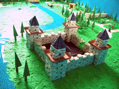 origami castle