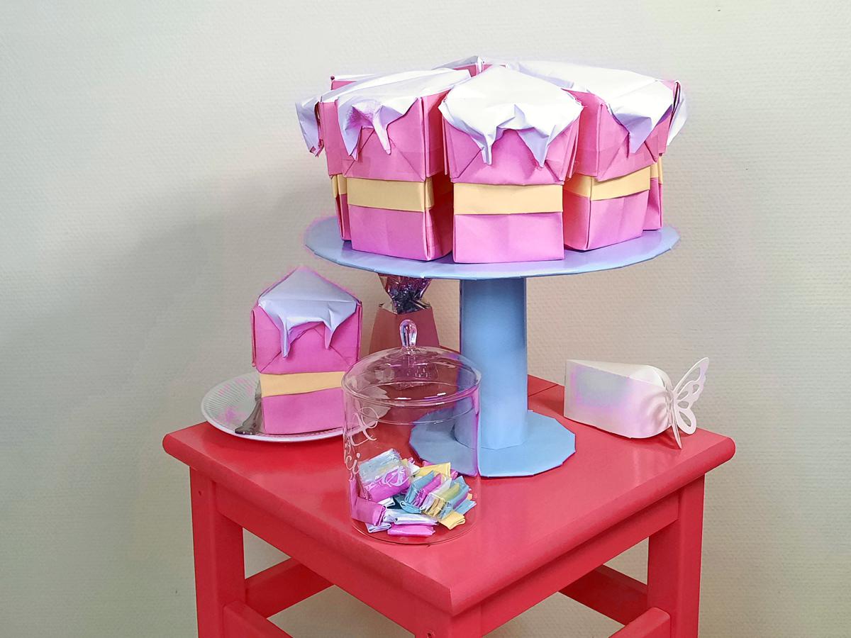 Dripcake van papier