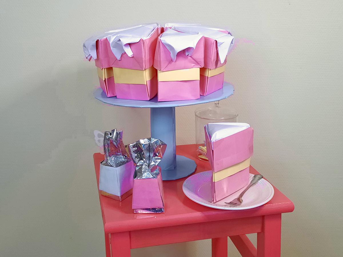 Dripcake van papier