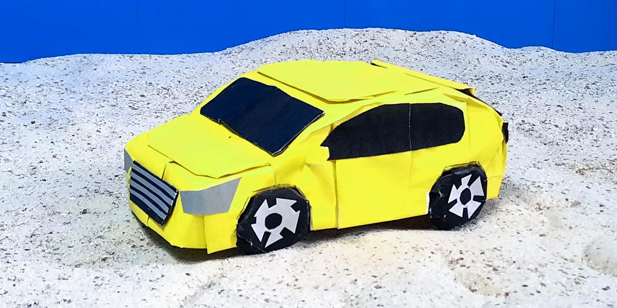 Miniature Paper Car Miniature Paper Car