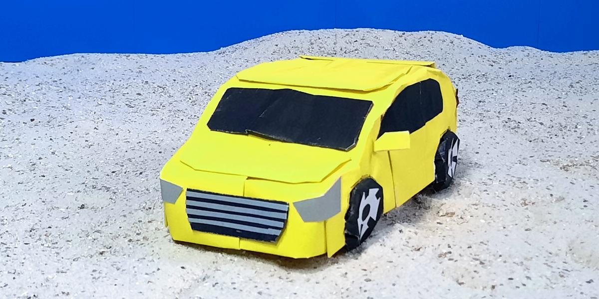 Miniature Paper Car Miniature Paper Car