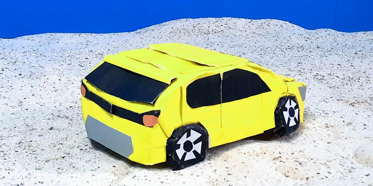 Miniature Paper Car Miniature Paper Car