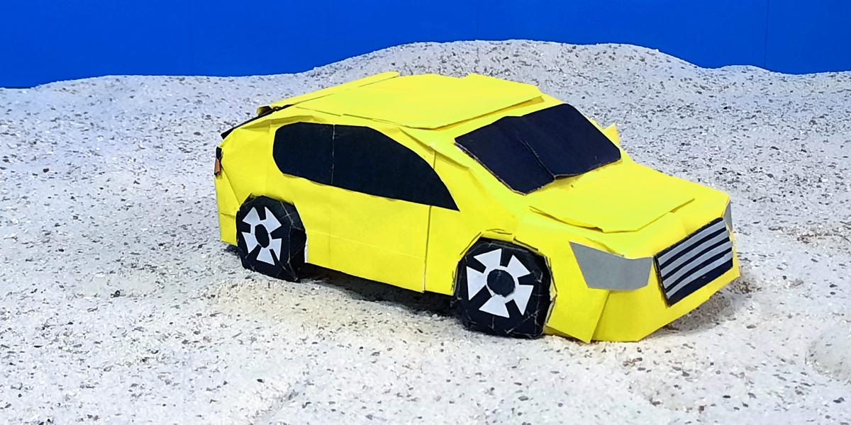 Miniature Paper Car Miniature Paper Car